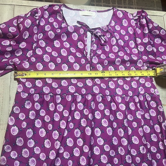 Hipster Row Purple Boho-Chic Maxi Dress size M - Picture 4 of 5